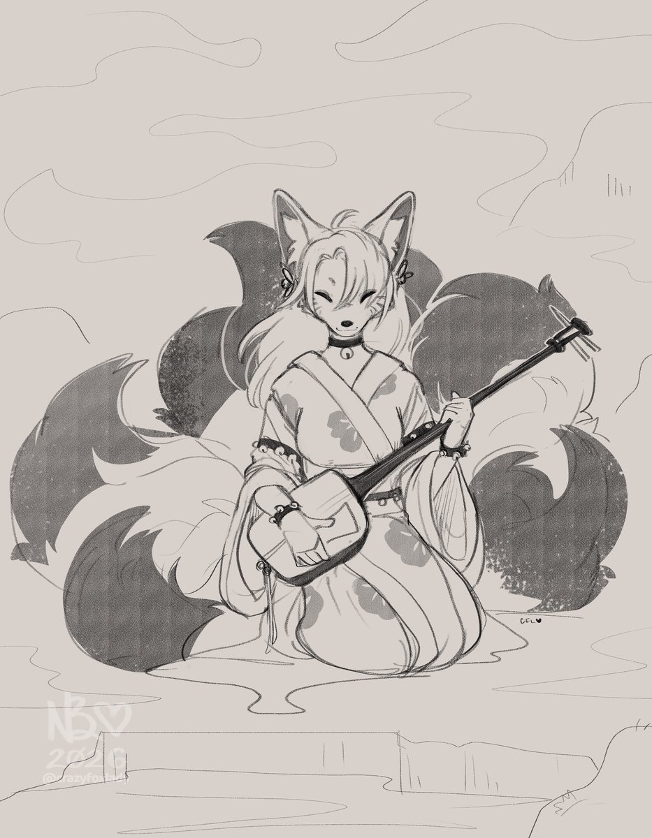 crazyfoxlady's tweet photo. For Foxy Bells, thank you~!! <3 

Kitsune posting for #foxgirlsummer https://t.co/S1751m2LXr