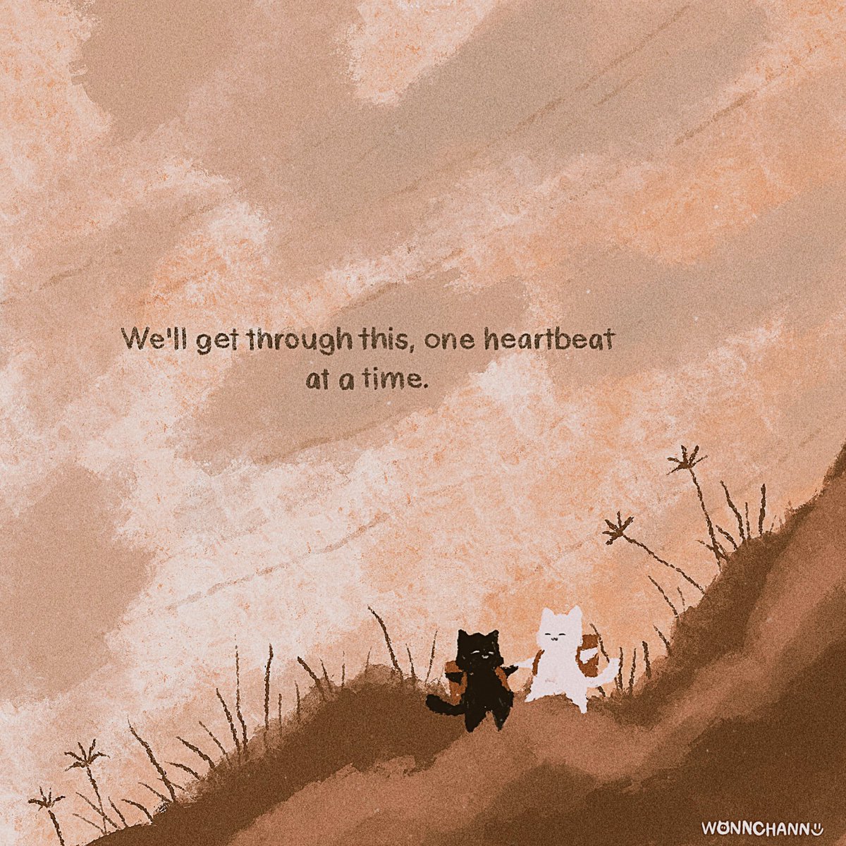 wonnchann's tweet photo. One heartbeat at a time https://t.co/8zj4cf6lLr