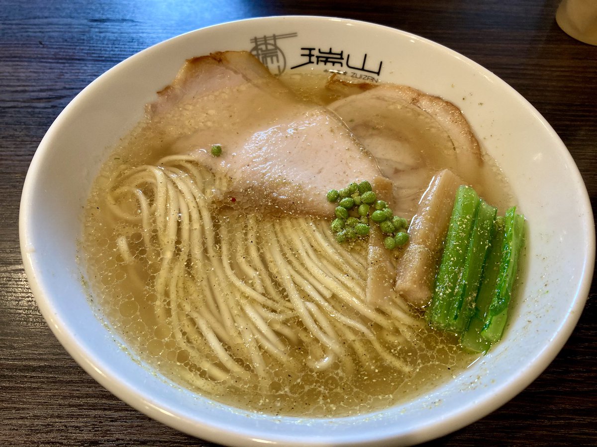 ma0000shi's tweet photo. 中華蕎麦 瑞山
ぶどう山椒のしおそば https://t.co/KgyKCw1ZBF