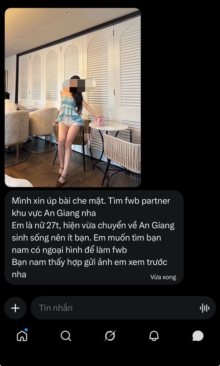 BigC8999's tweet photo. Bạn nữ tìm fwb ở An Giang
Bé mới chuyển về An Giang sinh sống nên có nhu cầu tìm bạn nam làm fwb nha
Ưu tiên bạn có ngoại hình , gửi ảnh bé xem trước
Bạn nào có thấy hợp nt mình gửi infor nha https://t.co/VKeVLiK1yJ