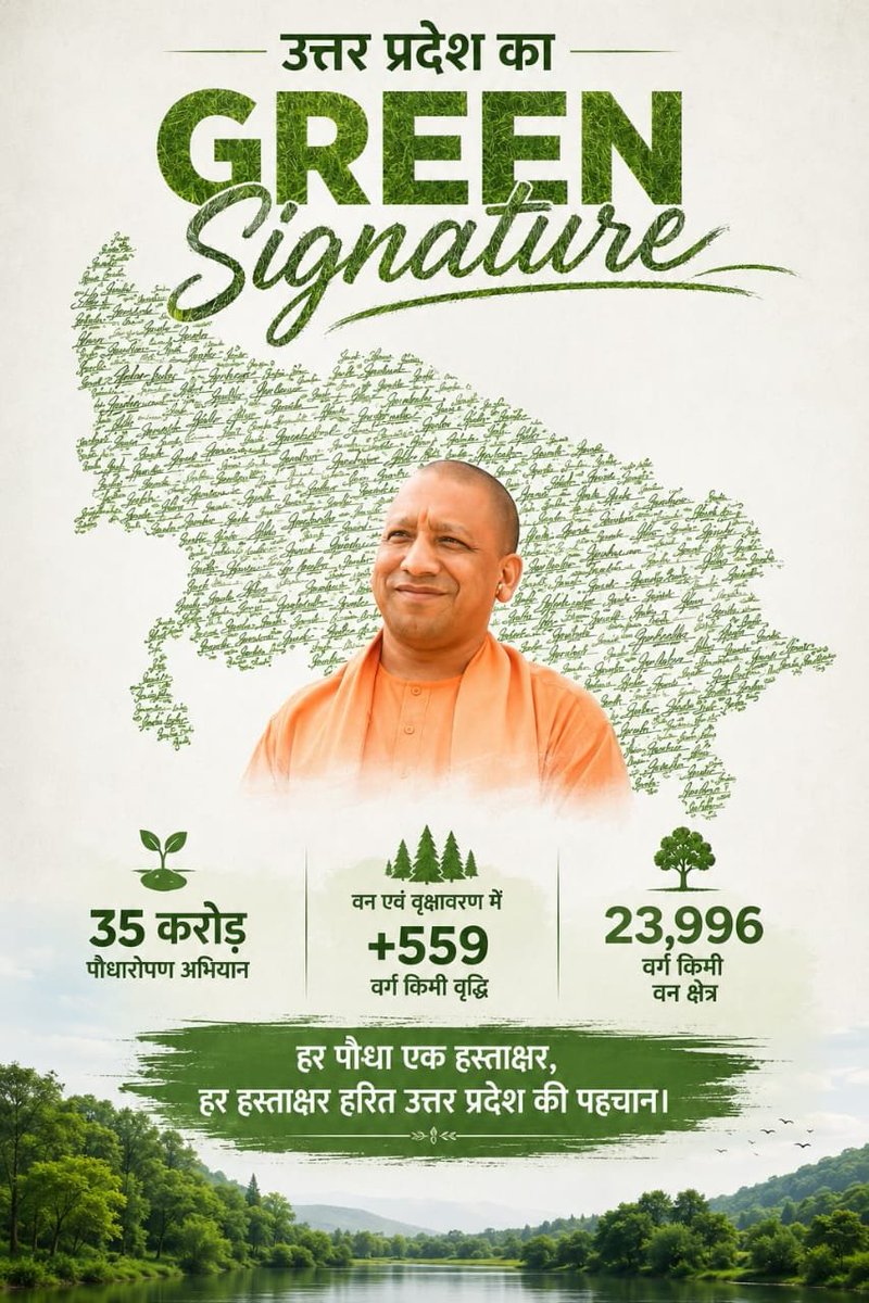 BadGirls424205's tweet photo. Protecting nature while supporting development is an important balance.
Efforts related to trees, clean energy, and water conservation reflect that approach.
Wishing continued progress on these initiatives.

#UPKaGreenSignature https://t.co/Y5ditKdMpT