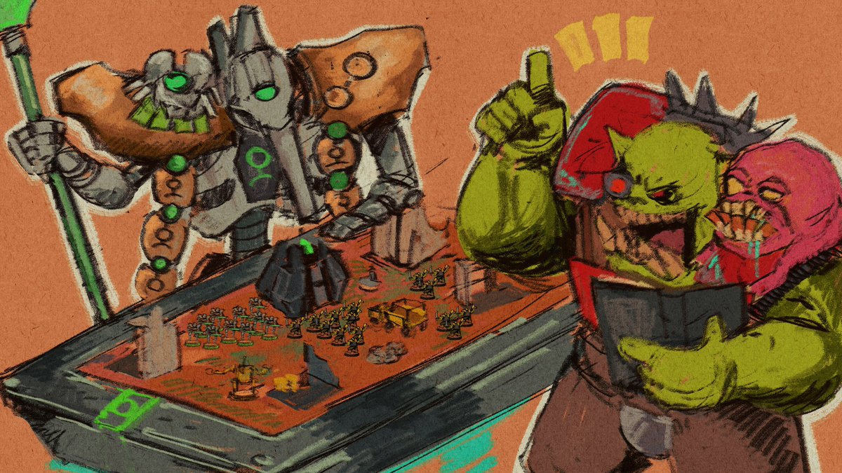dj_b3n1's tweet photo. enjoying some tabletop chaos https://t.co/OrU4iU9fMm