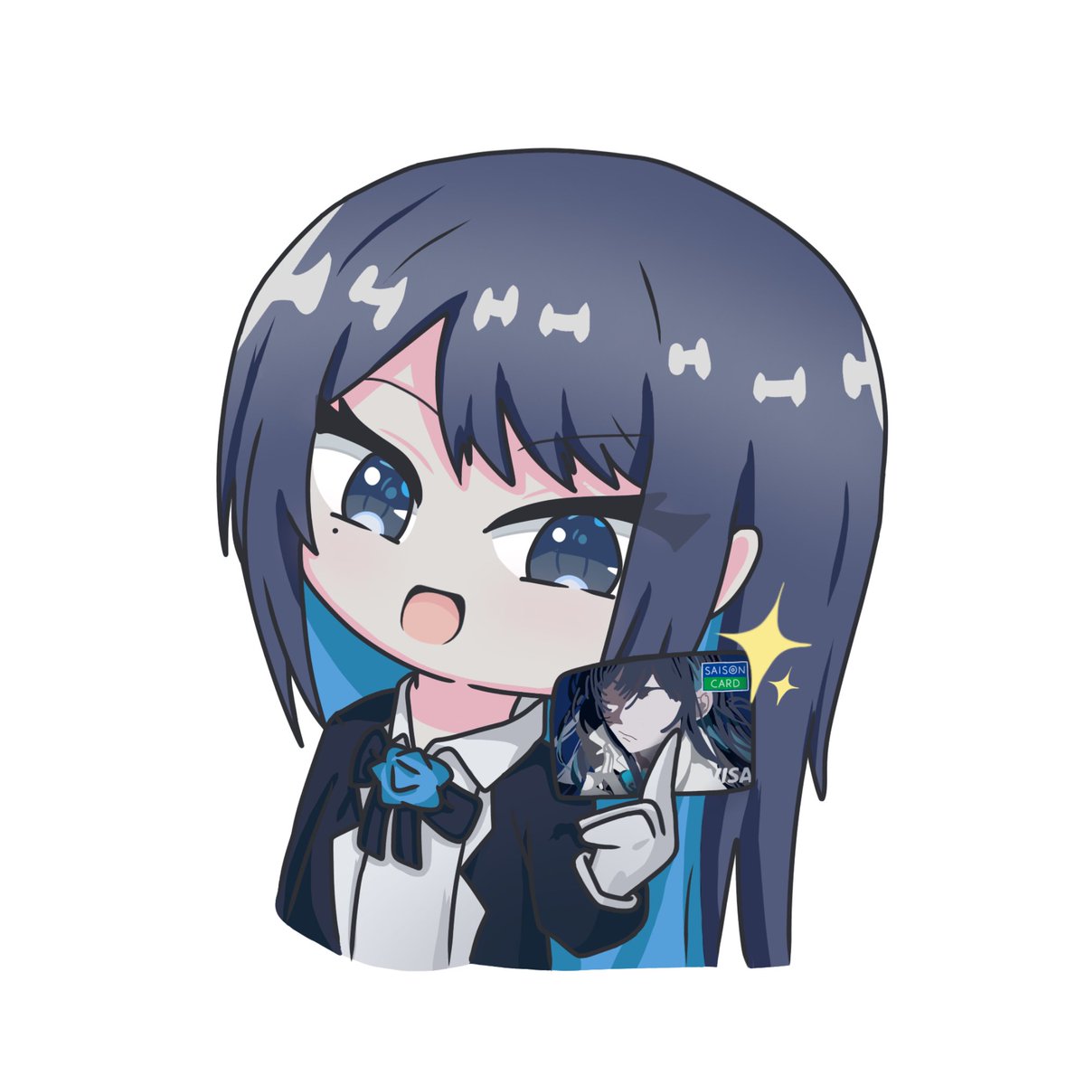 ako1213aoikyo's tweet photo. VISAカー(ア)ドをつくってましょ！💳

#Ado #Adoart https://t.co/7Sqrz5Fmad