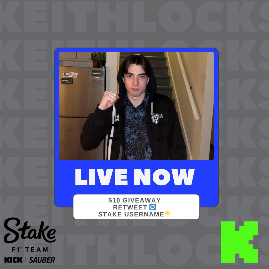 KeithLocksVIP's tweet photo. 🚨WE ARE LIVE!

🎉$10 GIVEAWAY | RT🔁+ STAKE USER👇

🎰$6,000 HUNT W/ GTB AND GIVEAWAYS

https://t.co/vaiLzQGGdT https://t.co/0cvtngW7r6
