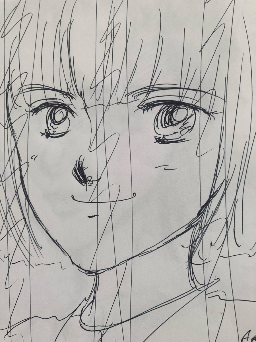 hinatatoki's tweet photo. 「イノセントアイズ。」アリア。
 #ボールペン画 #絵 #漫画 #絵画 #イラスト #漫画アート #マンガート #現代美術 #現代アート #アウトサイダーアート https://t.co/hxj9Aknw30