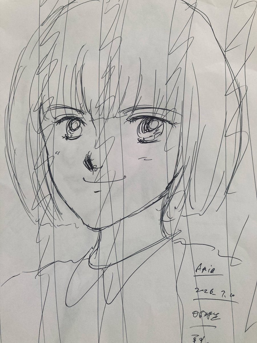 hinatatoki's tweet photo. 「イノセントアイズ。」アリア。
 #ボールペン画 #絵 #漫画 #絵画 #イラスト #漫画アート #マンガート #現代美術 #現代アート #アウトサイダーアート https://t.co/hxj9Aknw30