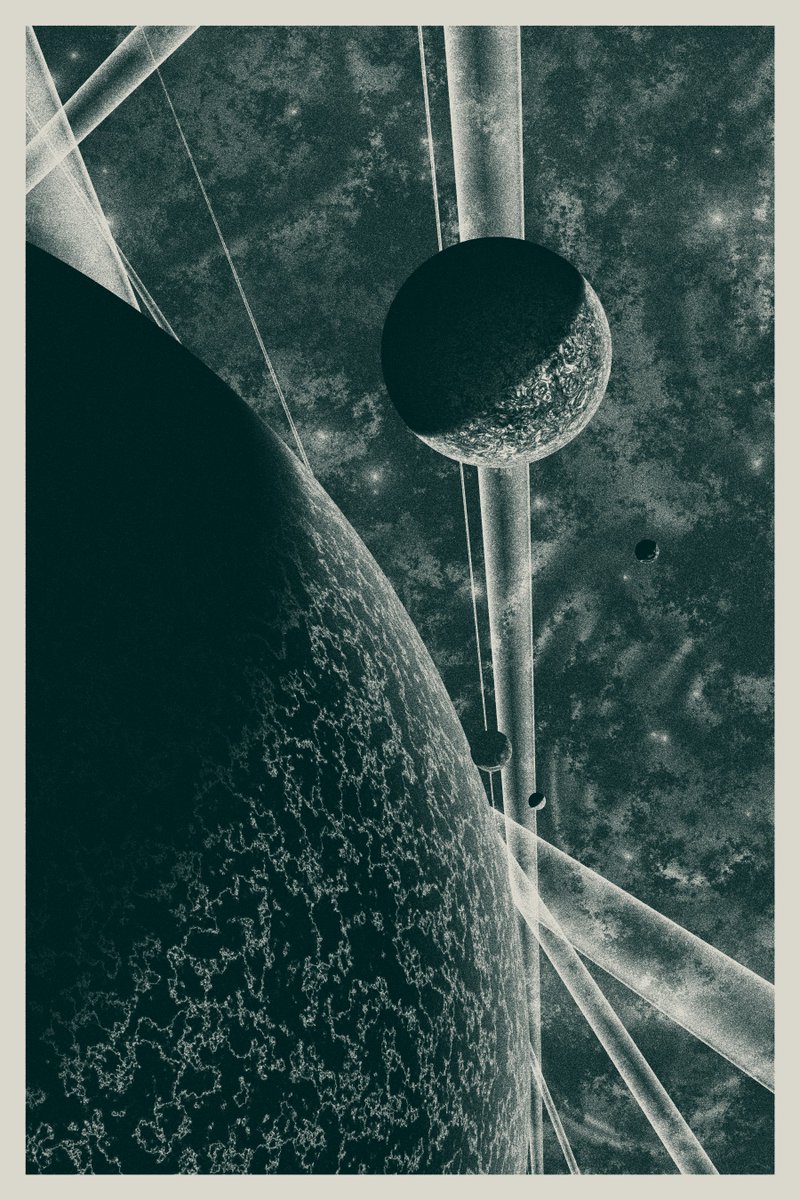 DEFSTALKR's tweet photo. gm. Voyager #34, exploring new coordinates in @DisruptedStar's generative universe ✨🪐

Offsets 1–4, rendered in full detail. https://t.co/d2lkRo8a86