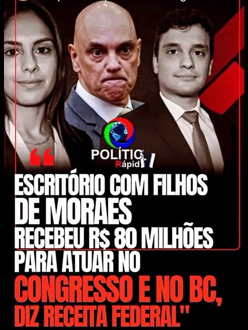 BrazilenDireita's tweet photo. COMO? COMO?
COMO MORAES AINDA NÃO ESTÁ AFASTADO E INVESTIGADO? https://t.co/inMevPBpu0