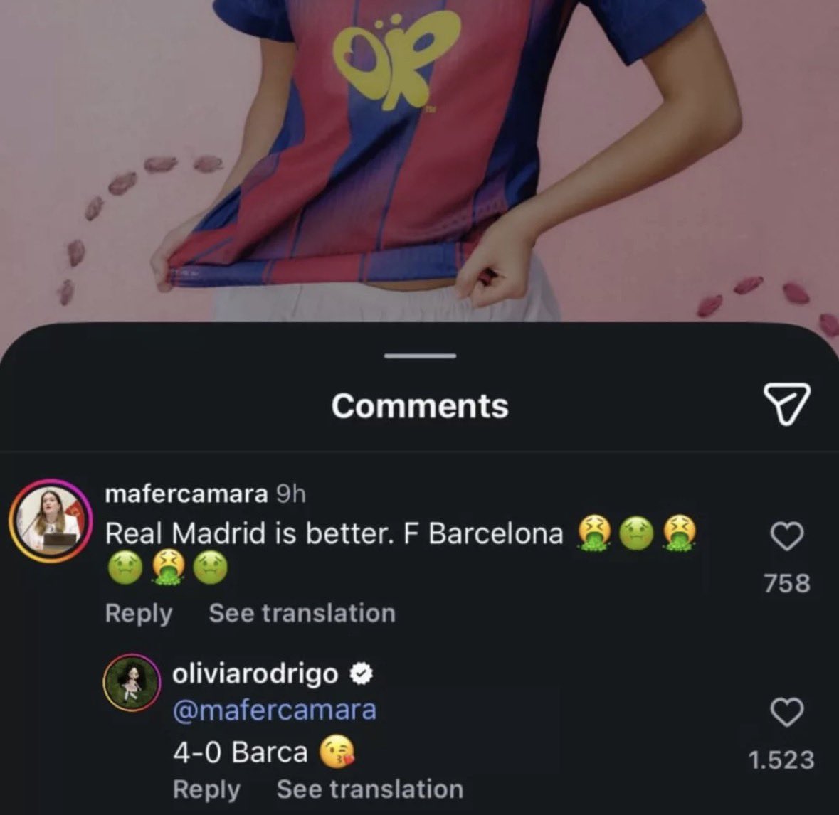 livcentra's tweet photo. remember when Olivia Rodrigo ended a real madrid fan 😭😭😭 https://t.co/rfduiLsLf7