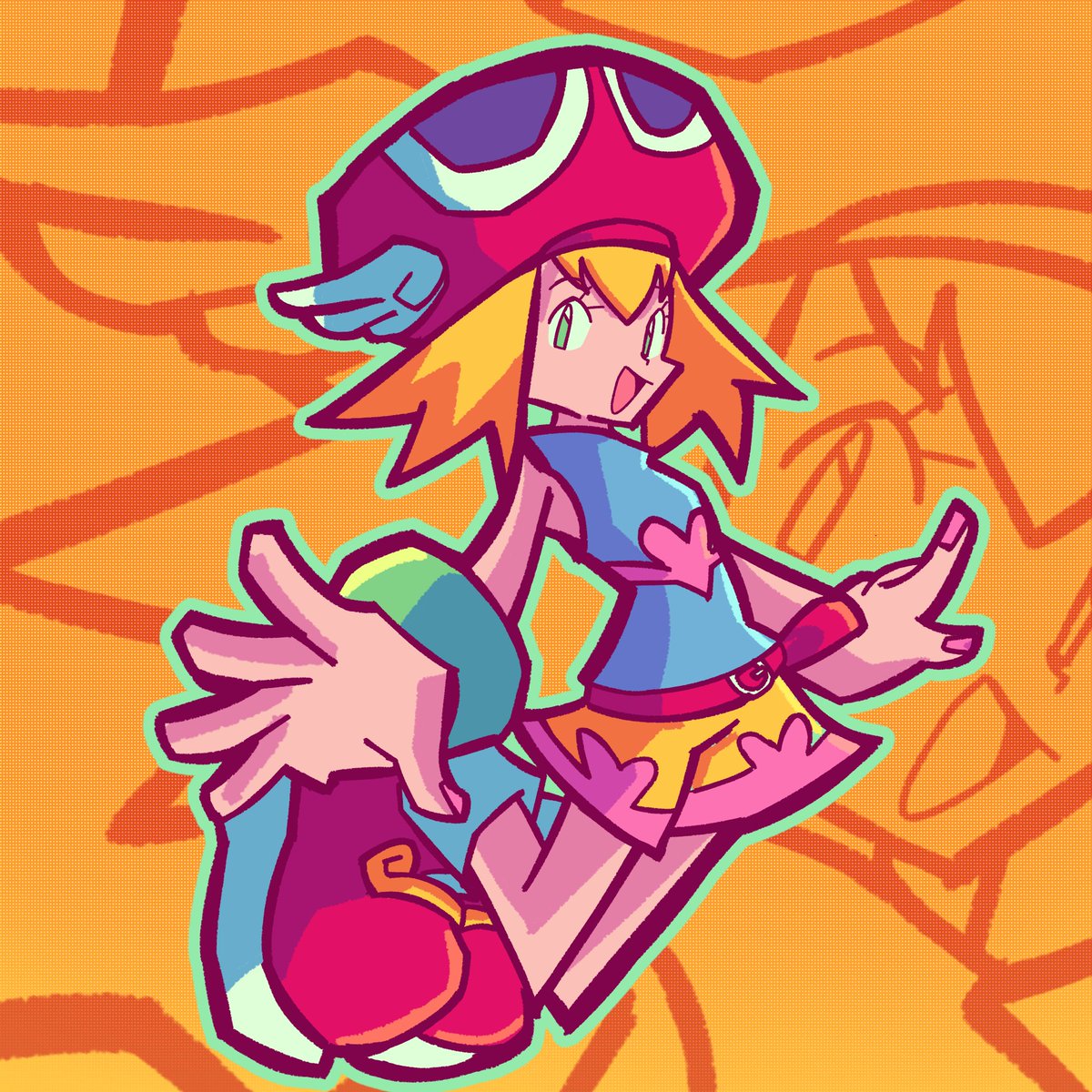 Butterhat_'s tweet photo. Reposting an old piece, because the new drawing that im working on is taking a while to finish lmao😭😭

#puyopuyo https://t.co/U0cHYINiUm