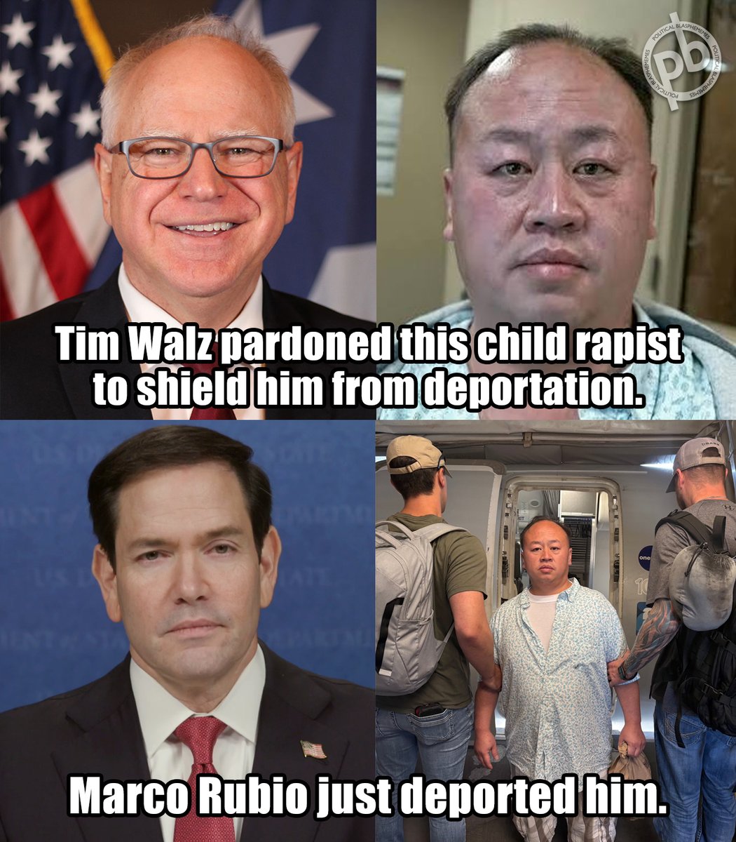 Our_Cambridge's tweet photo. Foreign invader rapist of 10yo girl was pardoned.
Rapist was treated good by Democrats.
Rapist was deported by Republicans.
Thing is, these invaders are able to sneak into the USA in the first place to be rape tourists.
Every child's life is destroyed.
#MA07 WBZ Boston #ME02 https://t.co/dRKIvZvN0Z
