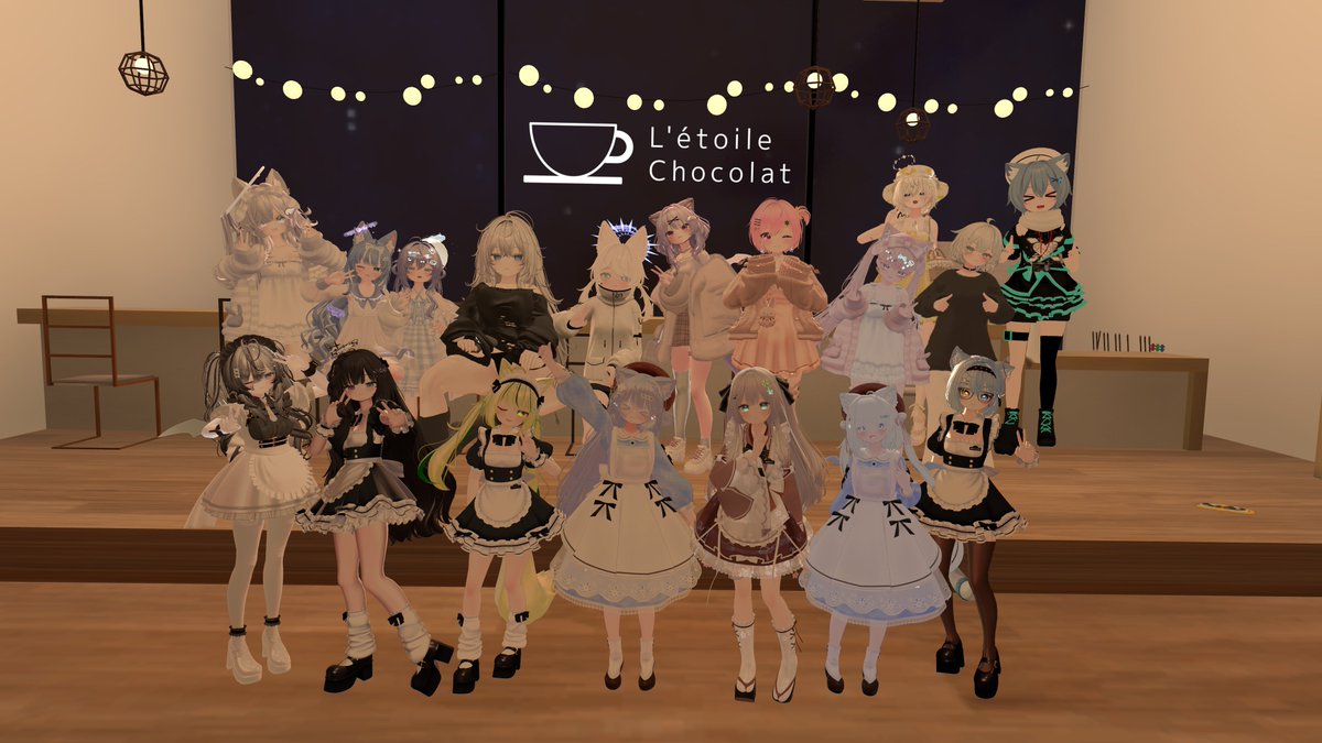 Letoile_VRC's tweet photo. 第33回 #れとしょこ へ来てくださりありがとうございました～！

今回もいつも通りゆったりできてすごく楽しかったです！！
前回の制服回の黒板は面白かったので残すことにしてみましたが遊ばれててちょっと嬉しかったです！

ぜひ次回も気軽に遊びに来てください～！！ https://t.co/PpoxseHKj0