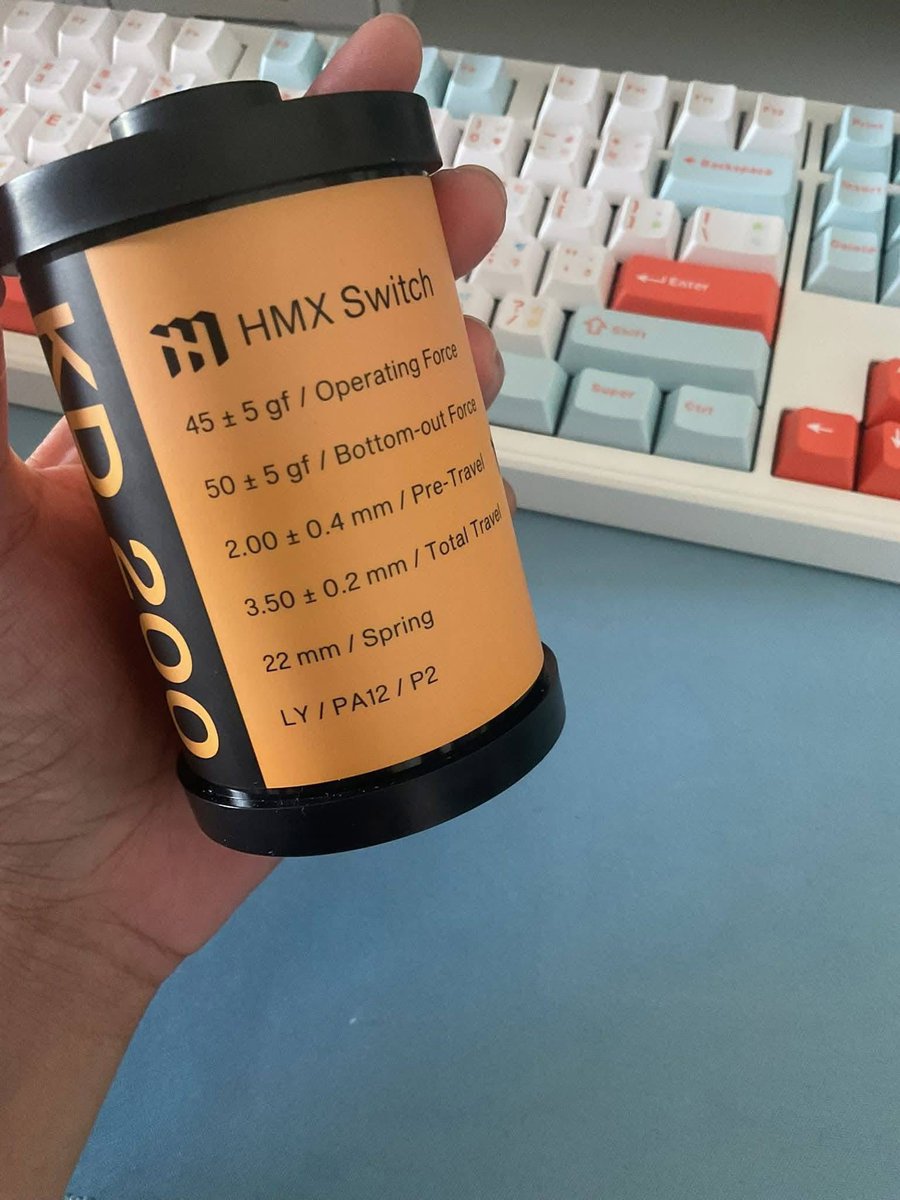 thejongjang's tweet photo. ส่งต่อสวิตช์ HMX KD200

เสียง Clack โทนแหลม 35ตัว

Type : Linear 5 pin

220 รวมส่ง https://t.co/vNvj9Pufab