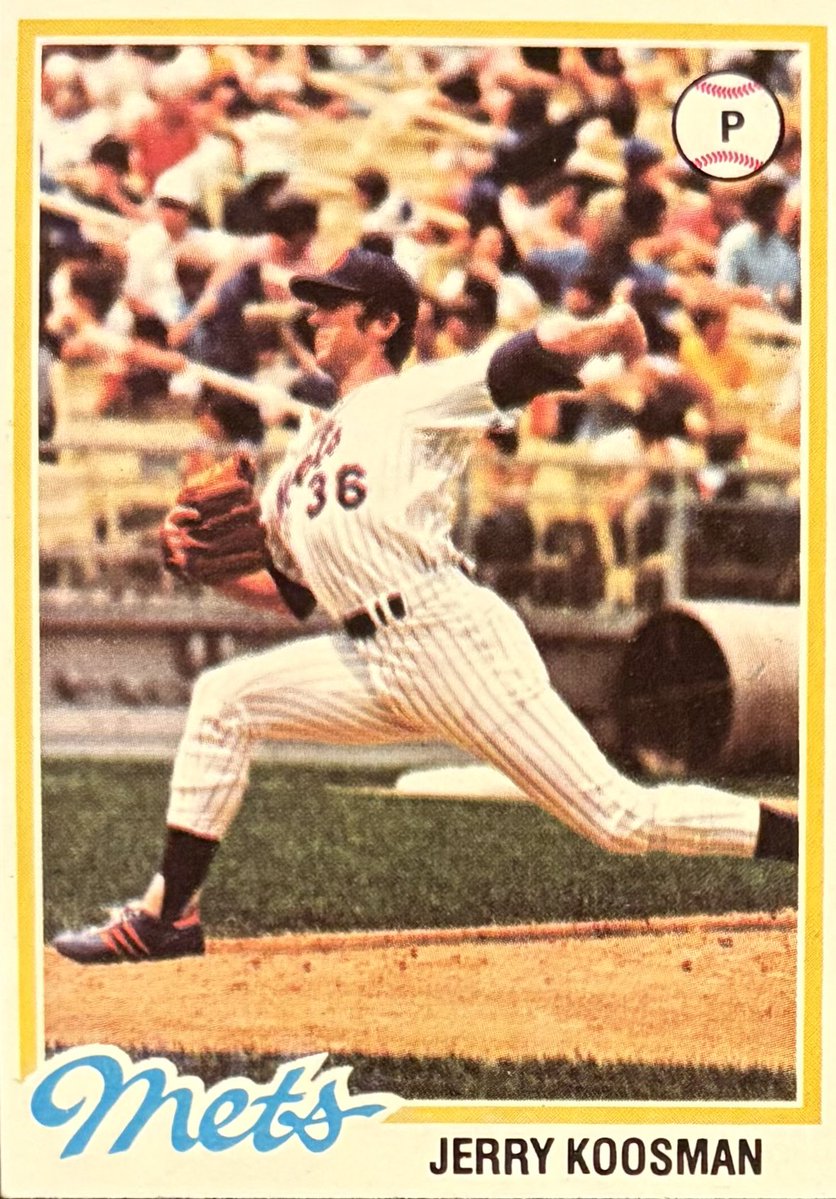 DolansBBallLife's tweet photo. JERRY KOOSMAN—1978 Topps 💙🧡 #JerryKoosman #Mets #LGM #Topps #Kooz @Mets https://t.co/liTEsWnvDx