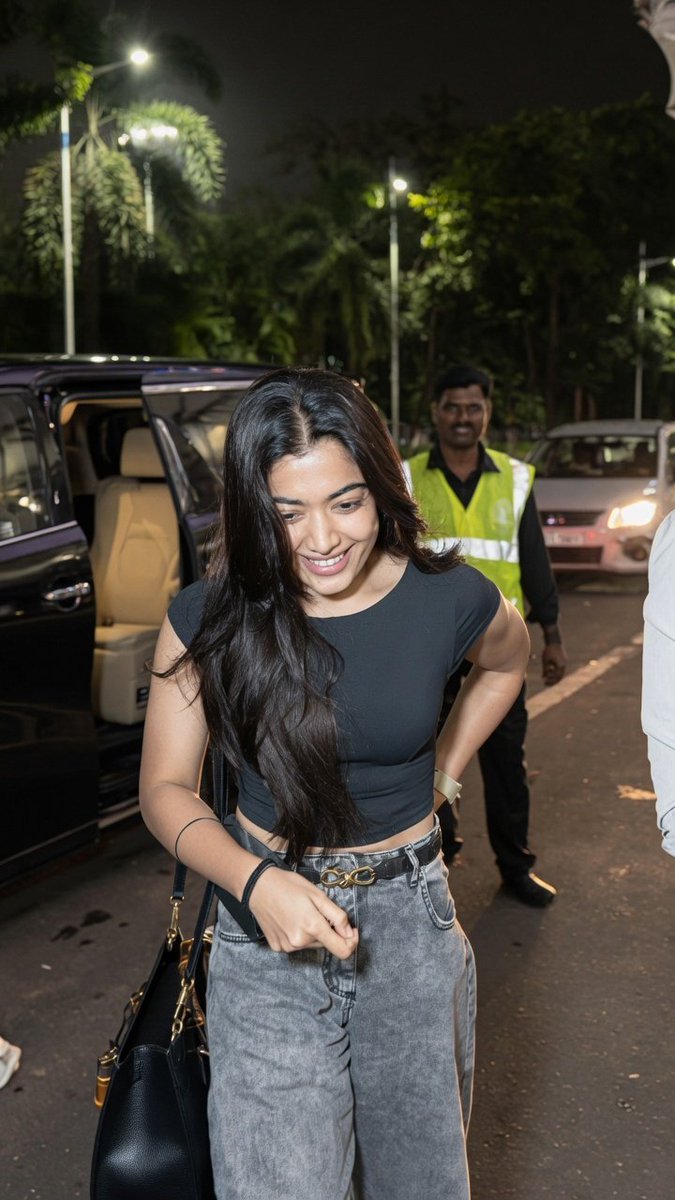 RashmikaMNet's tweet photo. No make up yet the glow 🌟🌟🌟 
#rashmikamandanna https://t.co/YsQIchHKKc