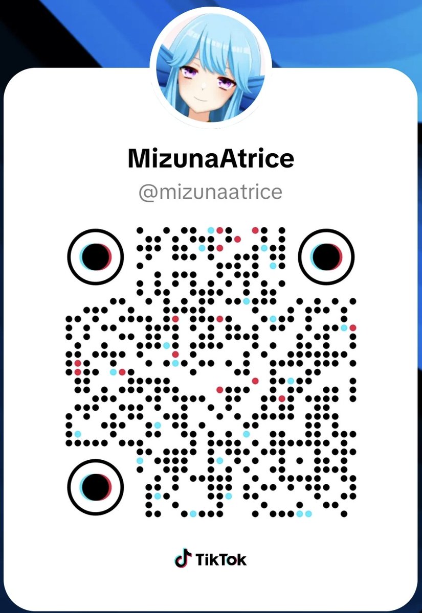 MizunaAtrice's tweet photo. I actually have a TikTok too!
I'll be posting gaming clips, funny moments, and more over there.
If you'd like to support me, I'd really appreciate a follow💙
🎵 TikTok
https://t.co/NDJTYChflR⁠
#VTuber #TikTok #Gaming #mizunaatrice https://t.co/0MwDwqKLy0