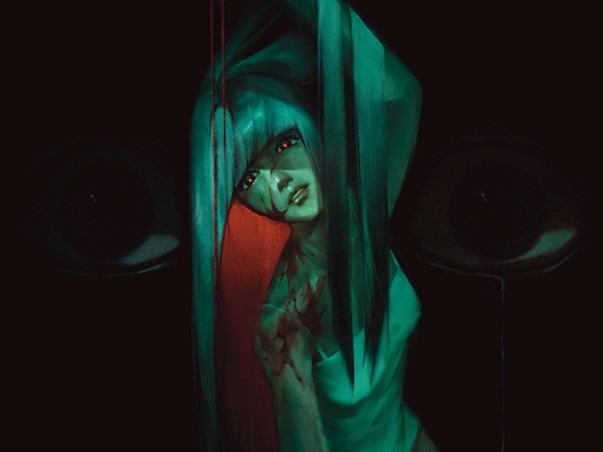 vyooozm's tweet photo. Stay awake 
— a short story based on my recent experience
#rkgk #horror #art https://t.co/TtCX1UYxpA