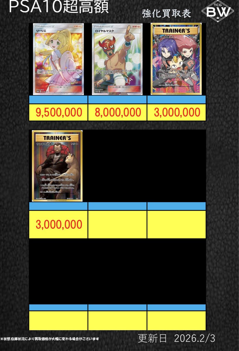 PSA10 トレーナー