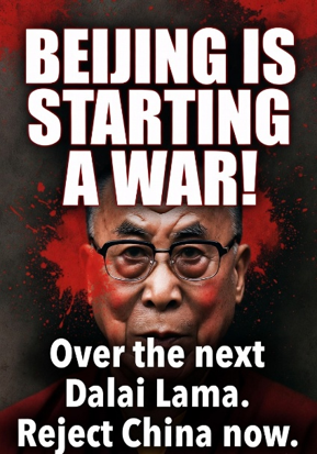 liwan003's tweet photo. The Dalai Lama succession battle proves China wants to own Tibet completely. #ChinavsTibet #TibetIdentity https://t.co/W8PomEIvqb