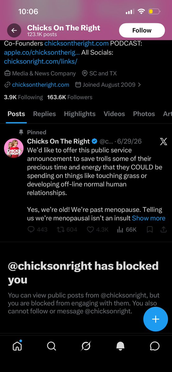 AbbyNeaverth's tweet photo. @lmtobias I couldn't agree more. @chicksonright said this to me for having an opposing opinion. Then they blocked me before I could say what you said in this post. https://t.co/Ds1inDZw5j