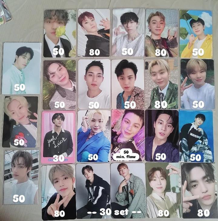 hanihaeuiui's tweet photo. wts lfb 🧚🏻‍♀️ 

seventeen assorted photocards 

• ₱ on pic 
• DOP: 1 week or long dop w 30% nrdp
• MOD: jnt | 📍antipolo 
• MOP: gcash 

comment or dm to mine! https://t.co/cYyDP1cJGI