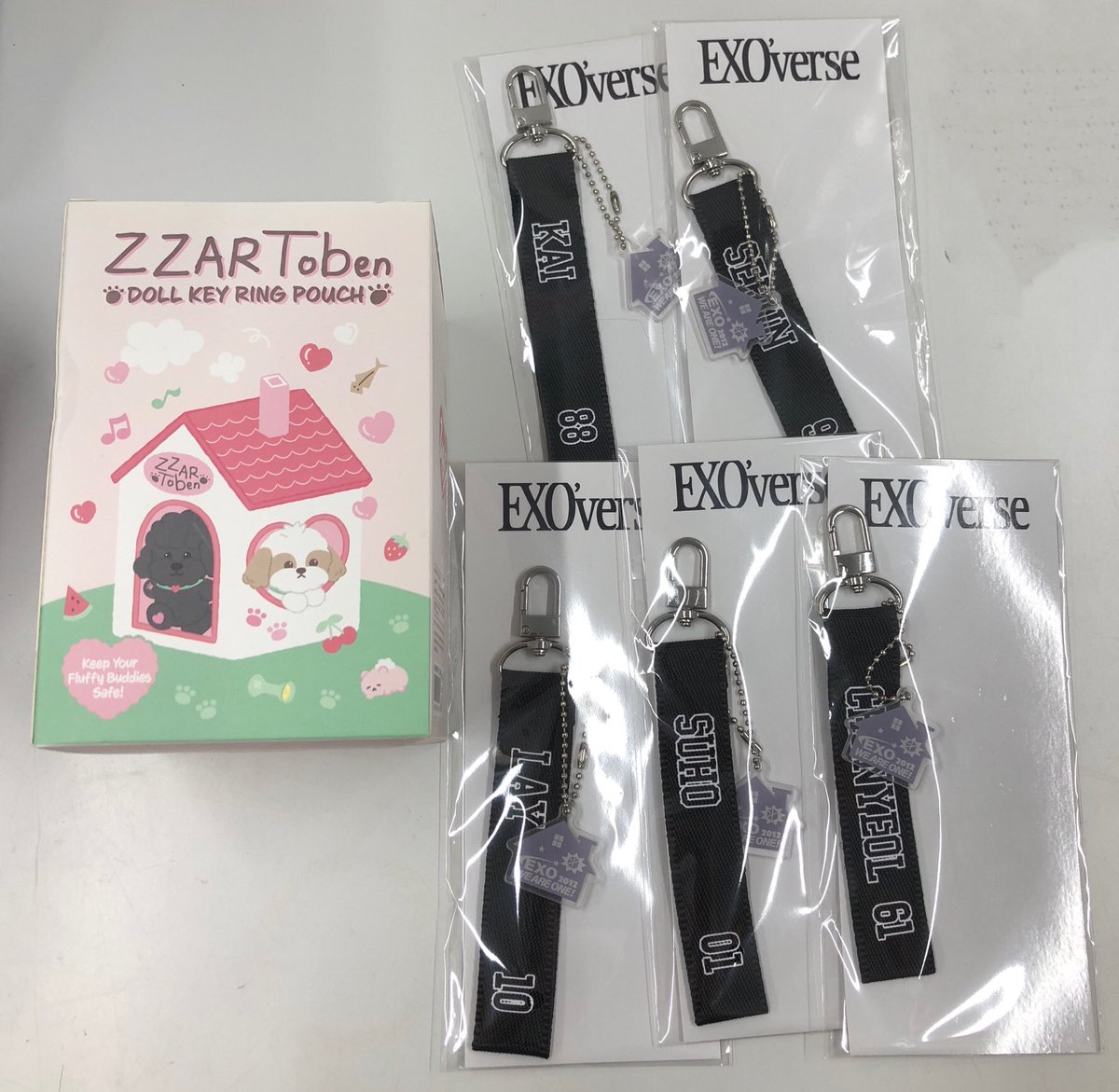 EXO EXO チャニョル ZZARTOBEN ポーチやダイアリー、バッグが入荷