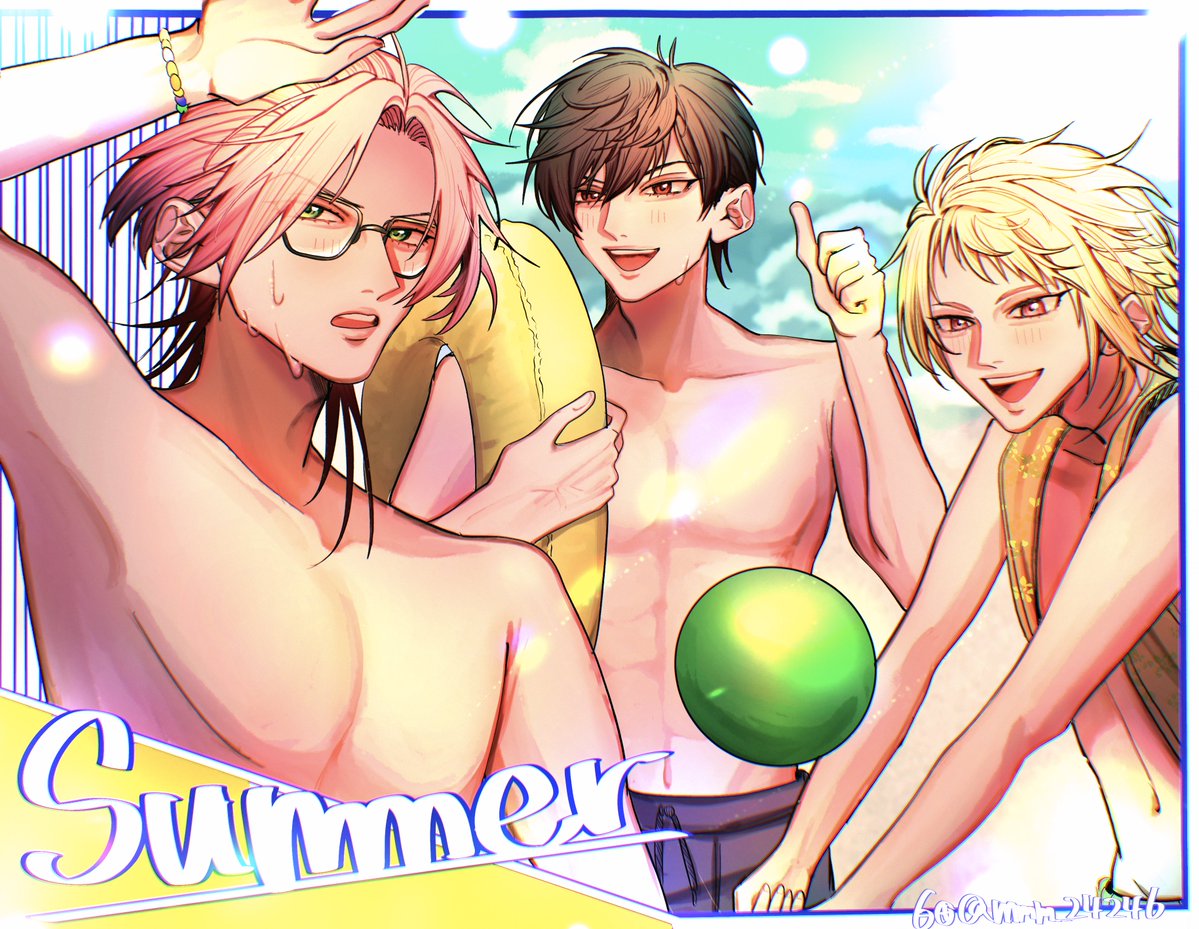 mmm_24246's tweet photo. 風本七❤️💛🩷 summertime⛱️☀️ https://t.co/Q48NBGdrBC