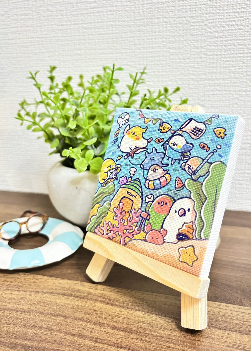 新作グッズその⑤】 イーゼル付きのミニキャンバスです！新作はこの2点