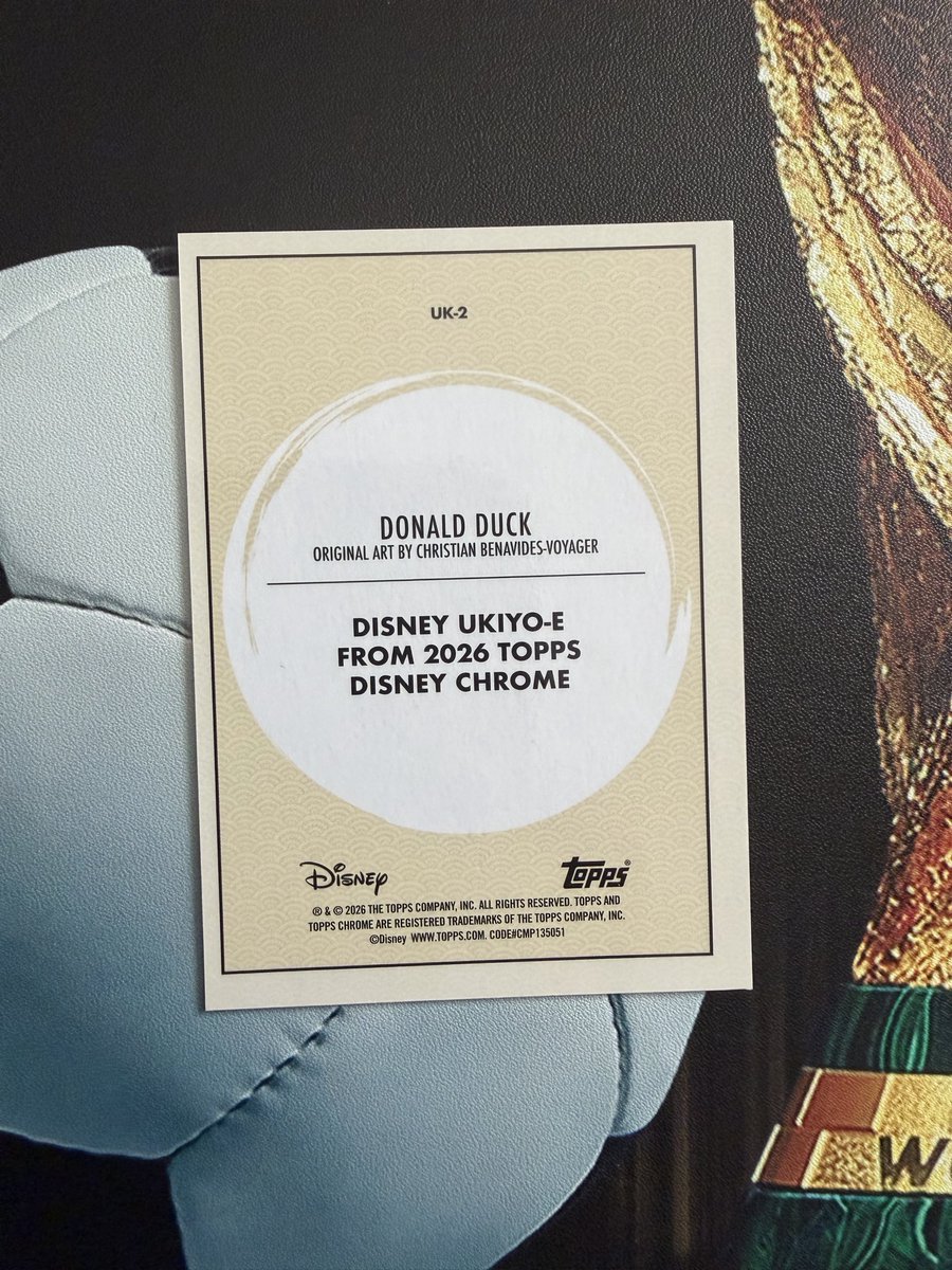 chrisaznar's tweet photo. @cardboardbst Donald Duck Ukiyo-e /25 asking $650 OBO thanks https://t.co/6uK6I49ZGs