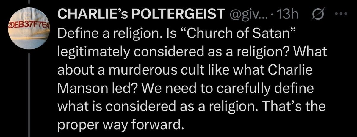 ChurchofSatan's tweet photo. 🤷‍♂️ https://t.co/HnHVM9g8SY