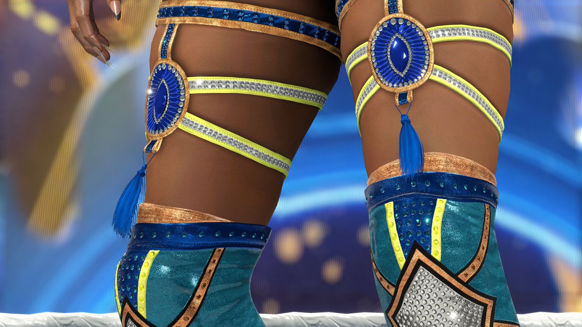 Slynx07's tweet photo. Mercedes Moné - Forbidden Door '24 🤑🤑

Collab with @urfavorit3trash 

#WWE2K26 https://t.co/6SxSN6gOfE