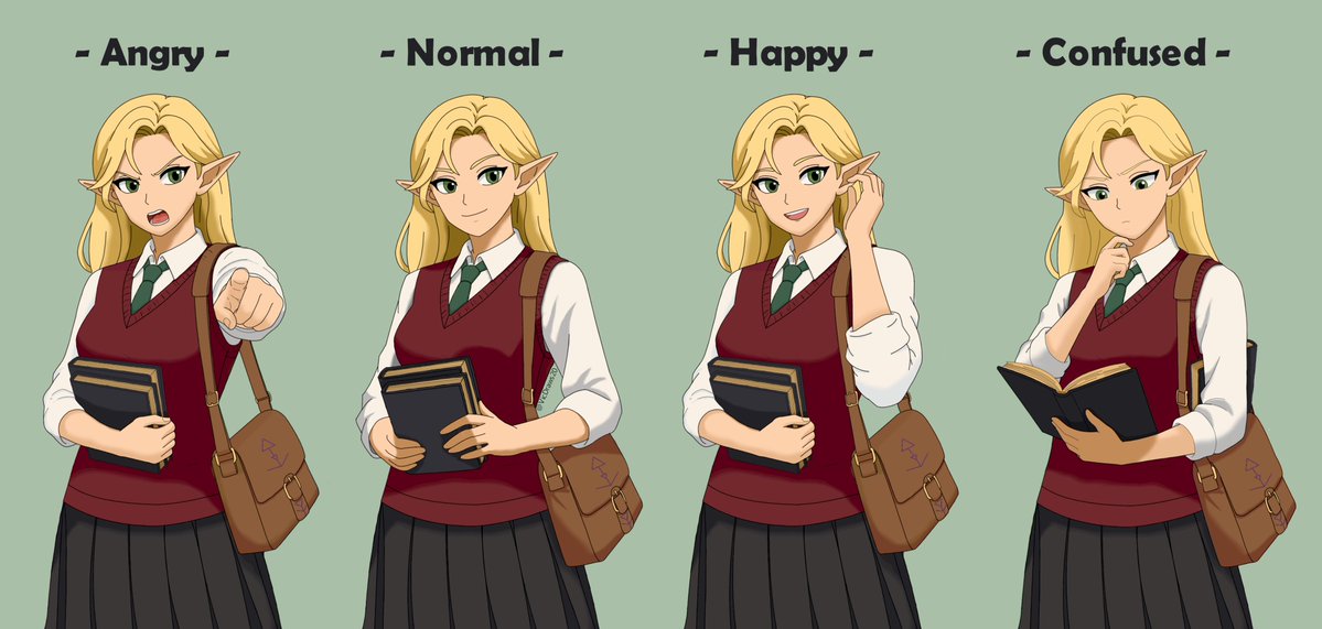 LazyDoggo_Draws's tweet photo. 📚Meet Elara!

One of the brightest and popular students at the academy and one of the main characters from my personal project, Roll for Romance.

#OriginalCharacter #OC #CharacterDesign #FantasyArt #Elf #DigitalArt #FantasyCharacter #ArtistOnX https://t.co/J2FTQw7OUu