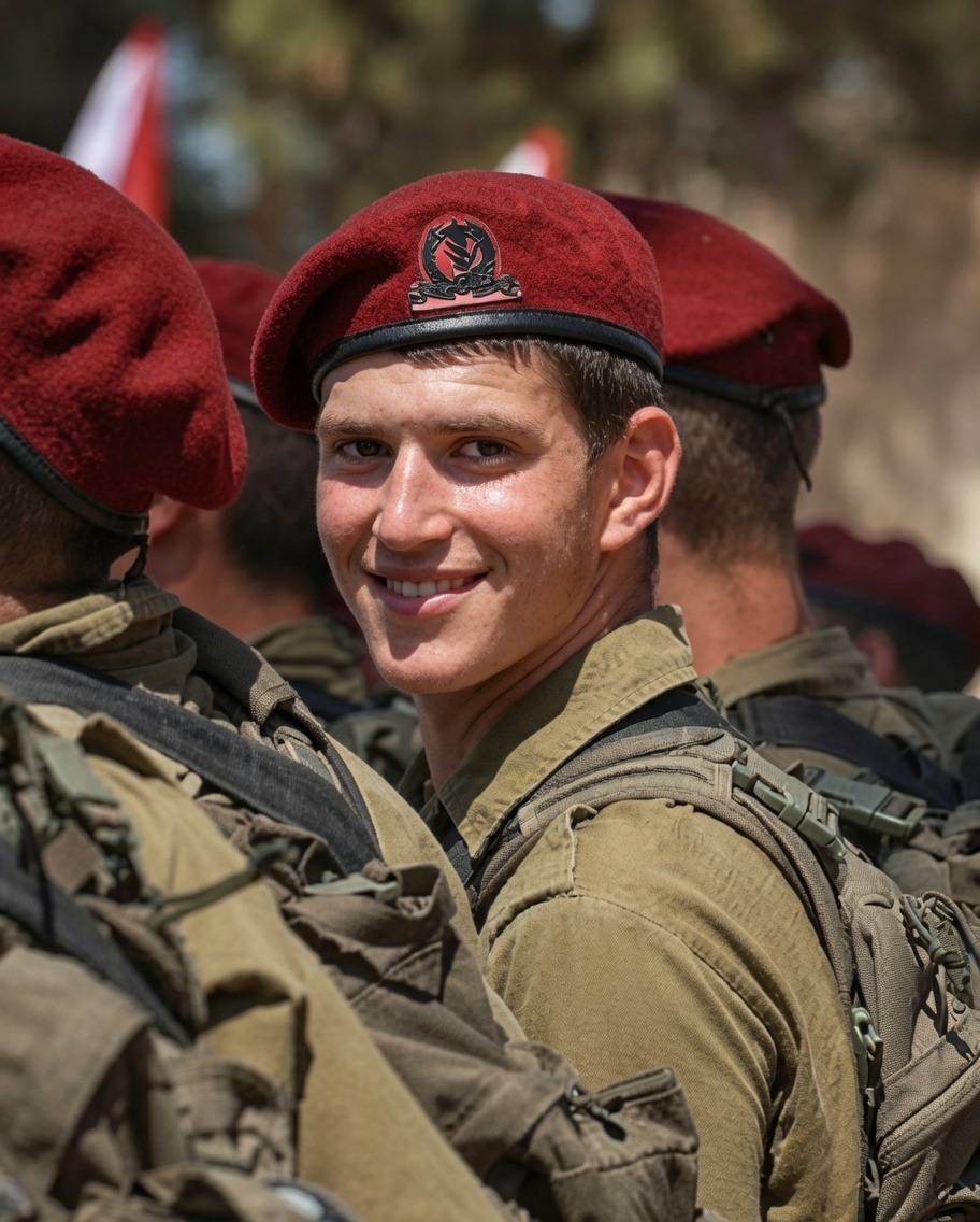 EliAfriatISR's tweet photo. 🕯️October 7th Stories:

Neta Epstein, a resident of Kfar Aza, was a combat soldier in the Paratroopers Brigade’s 101st Battalion. 

He was murdered by Hamas terrorists who broke into his home at 7:00 AM on October 7th, while he was in the safe room with his partner.

When Hamas terrorists threw a grenade into the room, Neta did not hesitate; he threw himself directly onto the grenade, thereby saving his partner.

Neta was a hero.

We will always remember him.