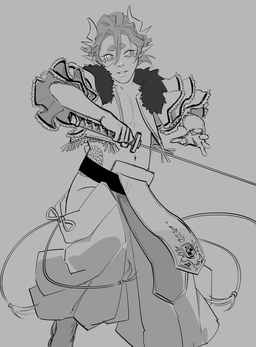 owtraks's tweet photo. hj o dia foi tenso e pra desestressar resolvi fazer um desenho q ngm pediu de um personagem mega antigo e que é da minha história "Demoniac Houran".
desculpem o personagem "who" do nadão. https://t.co/M3Tz5IYd2c