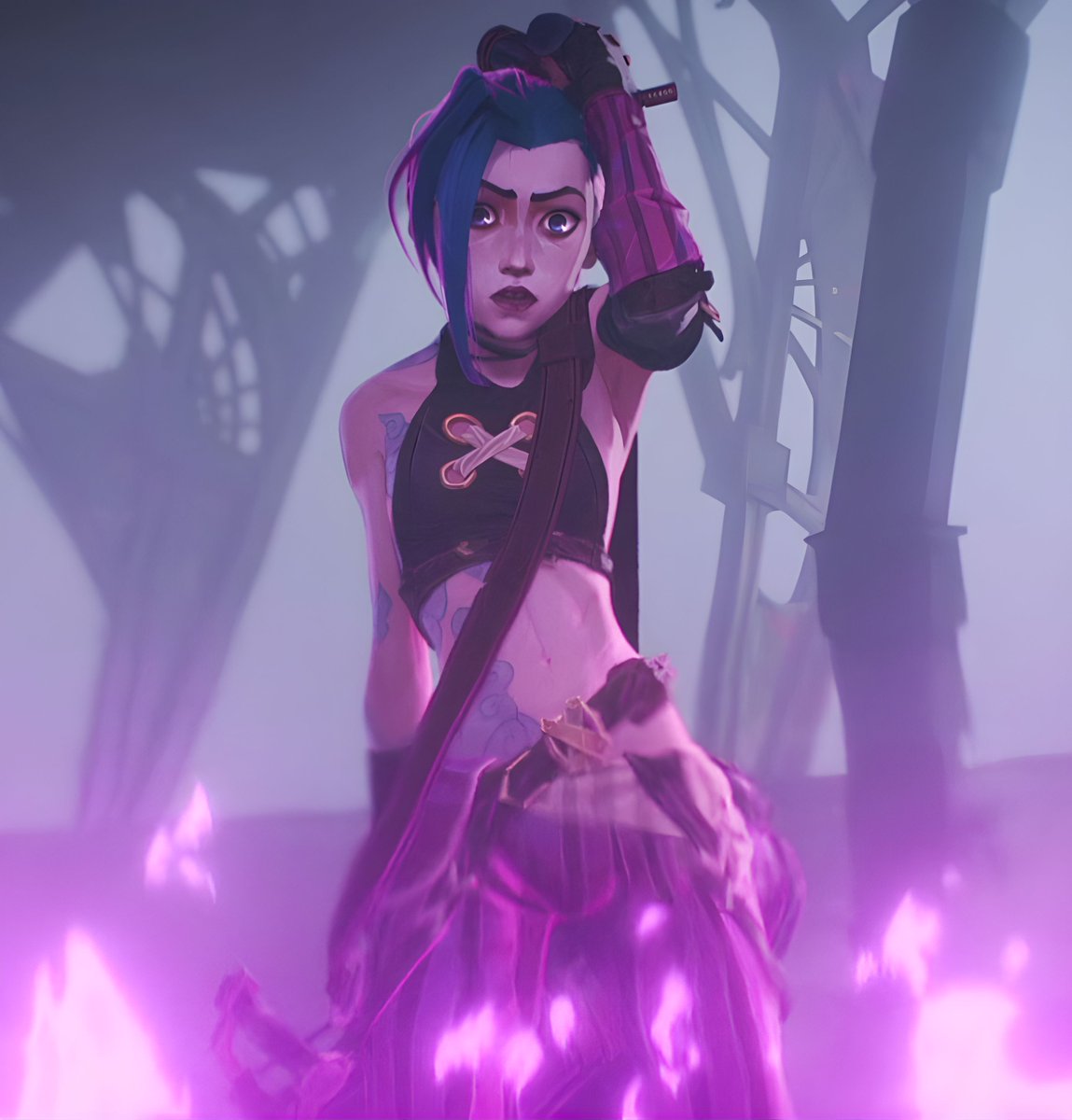 JinxSpinoff's tweet photo. Nope. Day 599.

#Arcane #Jinx https://t.co/VzypwPGw1M