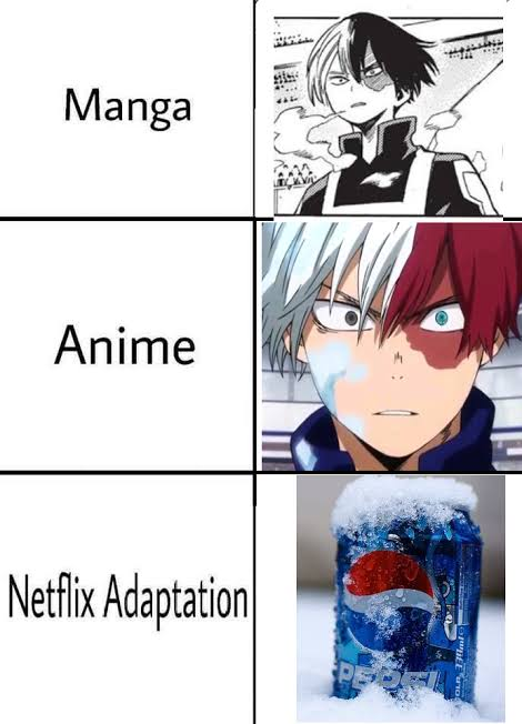 Virelle_VT's tweet photo. Manga  Anime  Netflix 
 Which one did it better?

#VTuber #VTuberCommunity #ENVtubers https://t.co/YBqBI24f0U