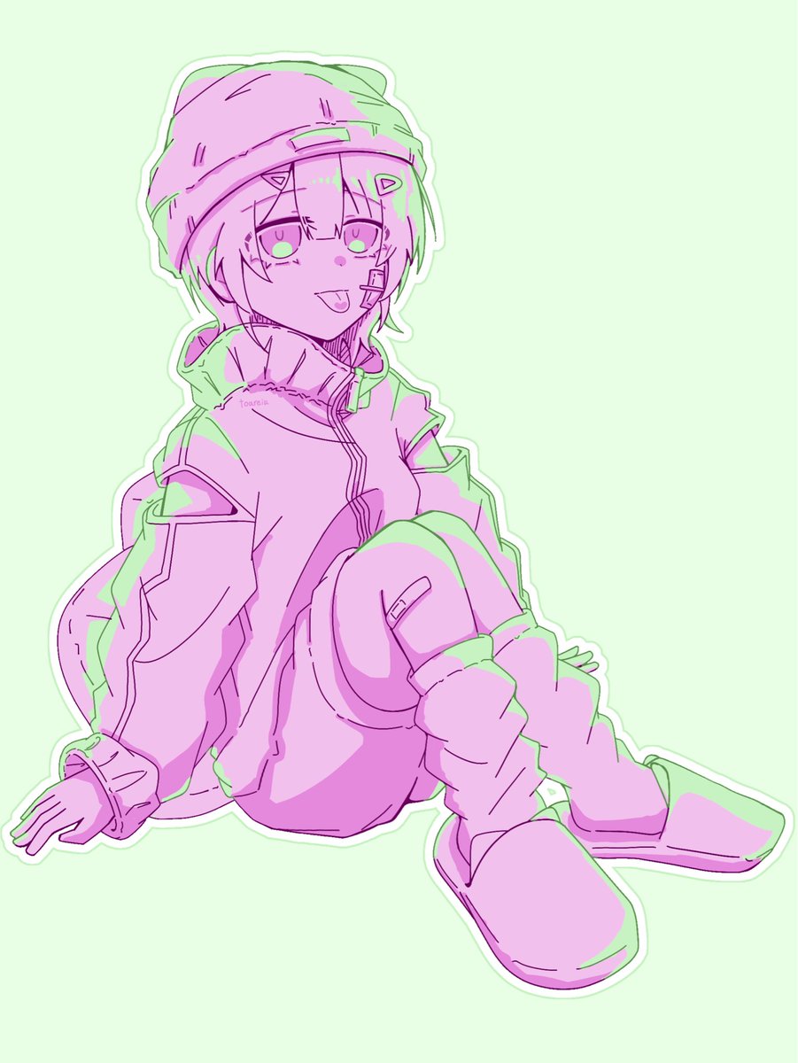 toareiu's tweet photo. ←2ヶ月前 イラスト 現在→
成長した気がする！多分！
 #イラスト https://t.co/16tCj96Vuv