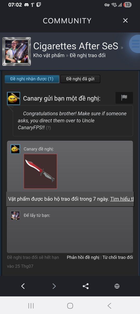 daucatmoidmm's tweet photo. Finally received it! ❤️
Huge thanks to Uncle @CanaryFPSTTV for the amazing giveaway. I really appreciate it. Looking forward to your comeback streams :D :3!! #BestUncle https://t.co/9sIMxTbk4r
