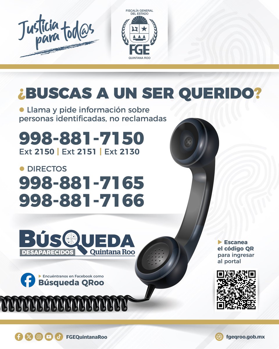 Fiscalía General del Estado de Quintana Roo tweet media