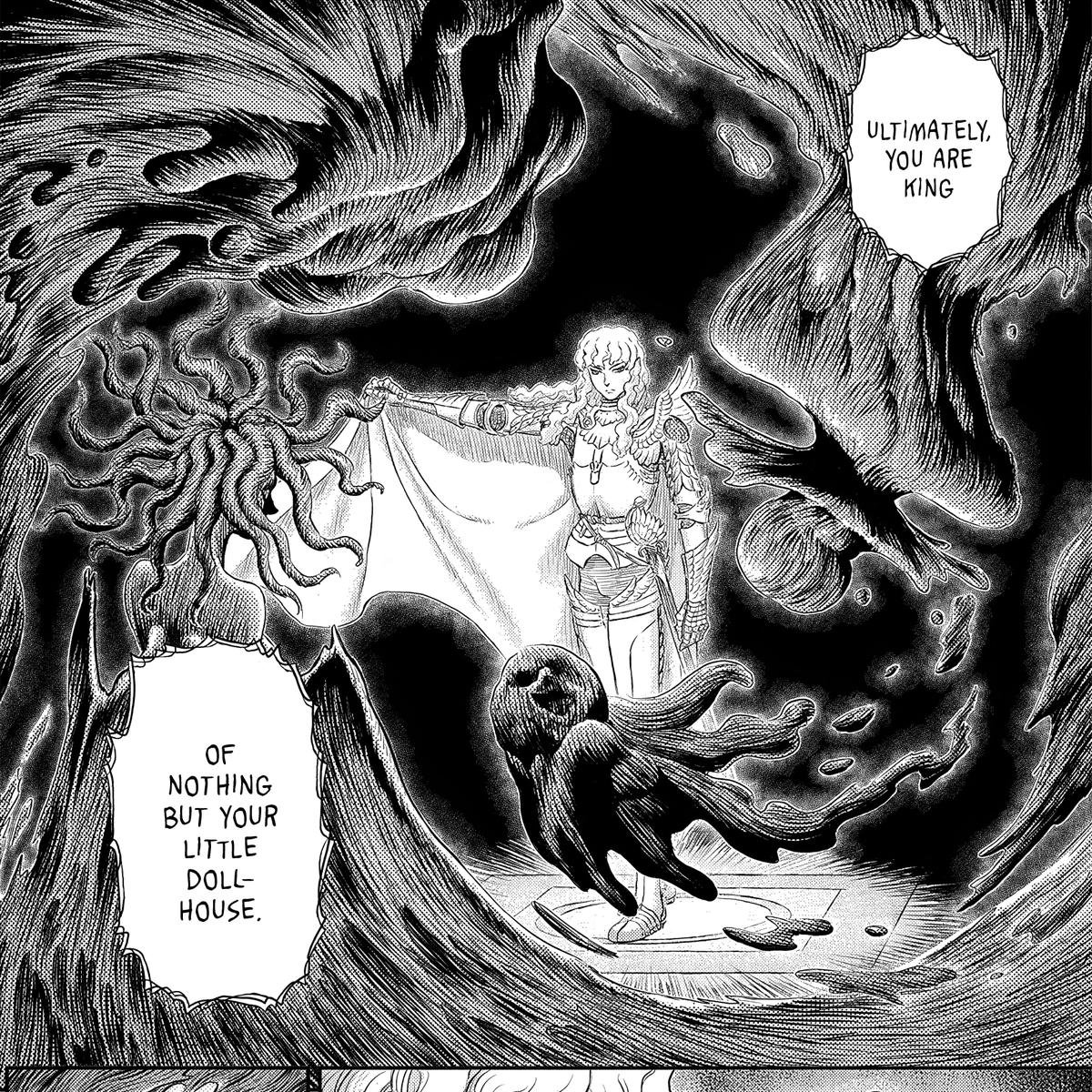 THEDOODLEBANK's tweet photo. HAH! Griffith you suck big time. This was perfect to read. Now Guts come here and kill him please. https://t.co/o8gLKZuZo8