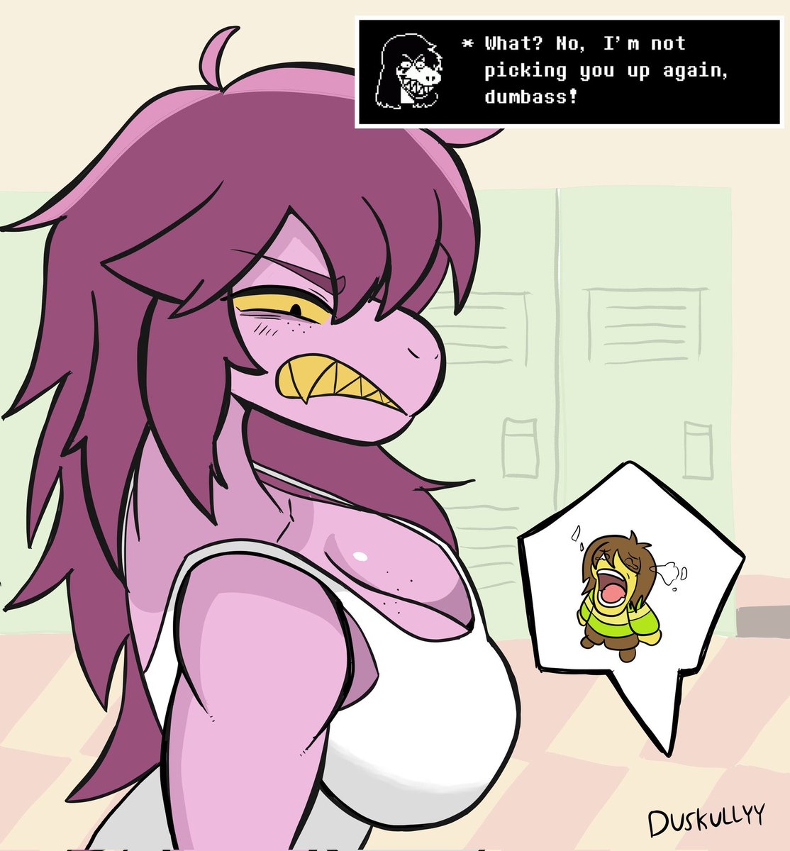 hypnobullet56's tweet photo. 🦖:stop asking me to pick you up! https://t.co/o6rHmTSoAd
