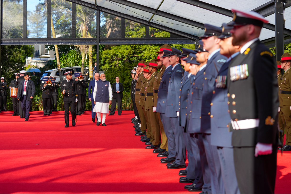 chrisluxonmp's tweet photo. New Zealand and India bookend the Indo-Pacific, but distance is no barrier to us working together to grow our economies.

That’s what we’re doing through our free trade agreement, which will eliminate tariffs on 57% of everything we sell to India on day one. https://t.co/hA4MZK7BkB