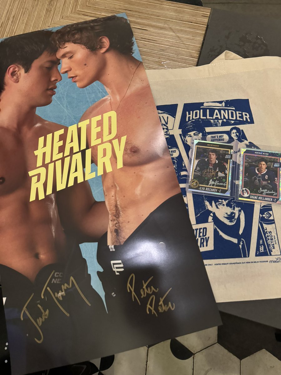 hudsonwonline's tweet photo. Celebrating the release of the “Heated Rivalry,” vinyl in Brooklyn! @SonySoundtracks https://t.co/GoxtQ8yfan