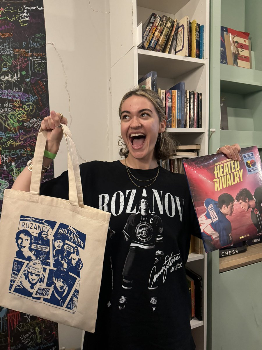 hudsonwonline's tweet photo. Celebrating the release of the “Heated Rivalry,” vinyl in Brooklyn! @SonySoundtracks https://t.co/GoxtQ8yfan
