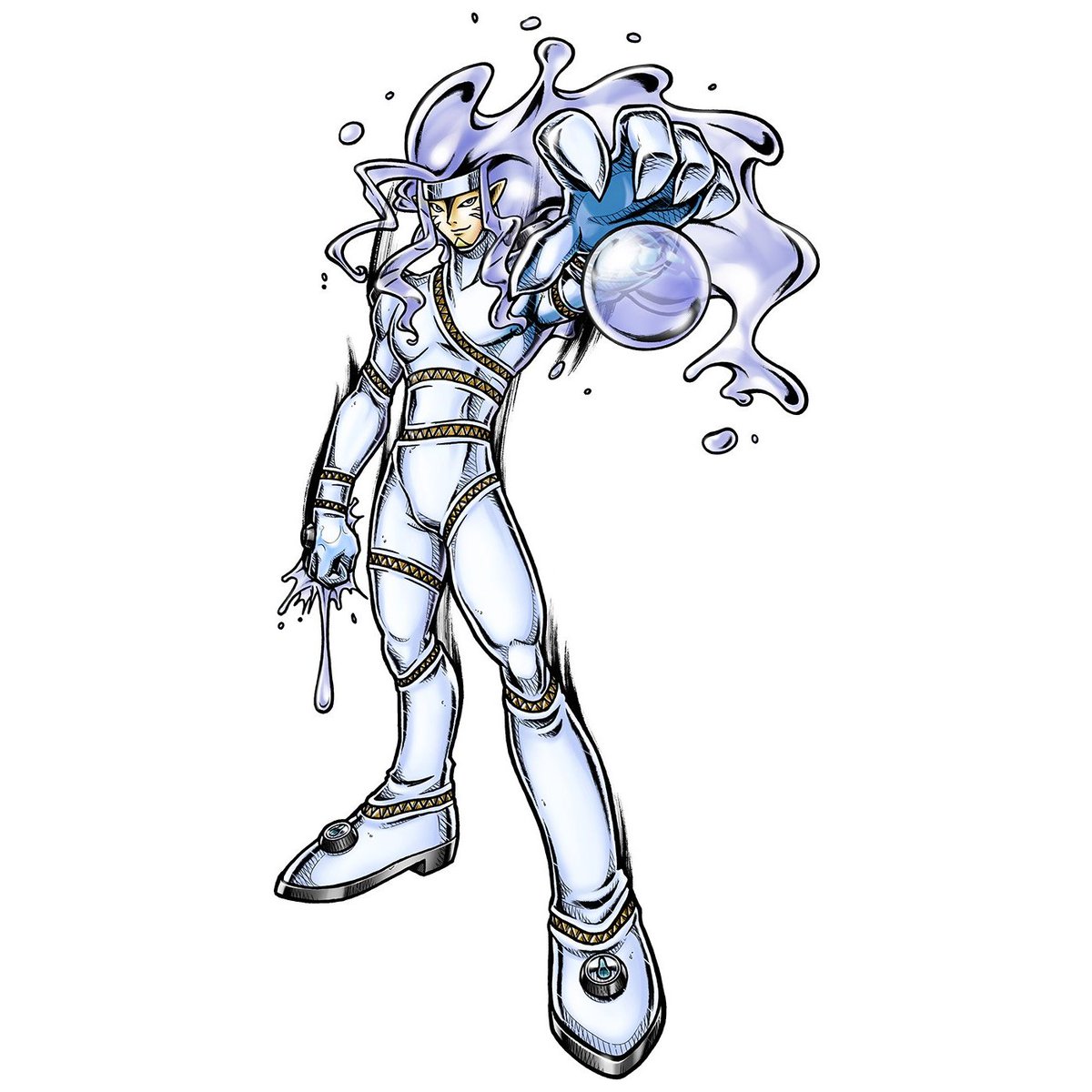 JP_Excelsior's tweet photo. No matter the tactics, Splashmon always puts being beautiful as its top priority.

When wounded and driven into a corner, it unzips and reveals the true form lying within.

Because its true form is simply hideous, it absolutely hates exposing it.
#Digimon https://t.co/friWIsbDPR