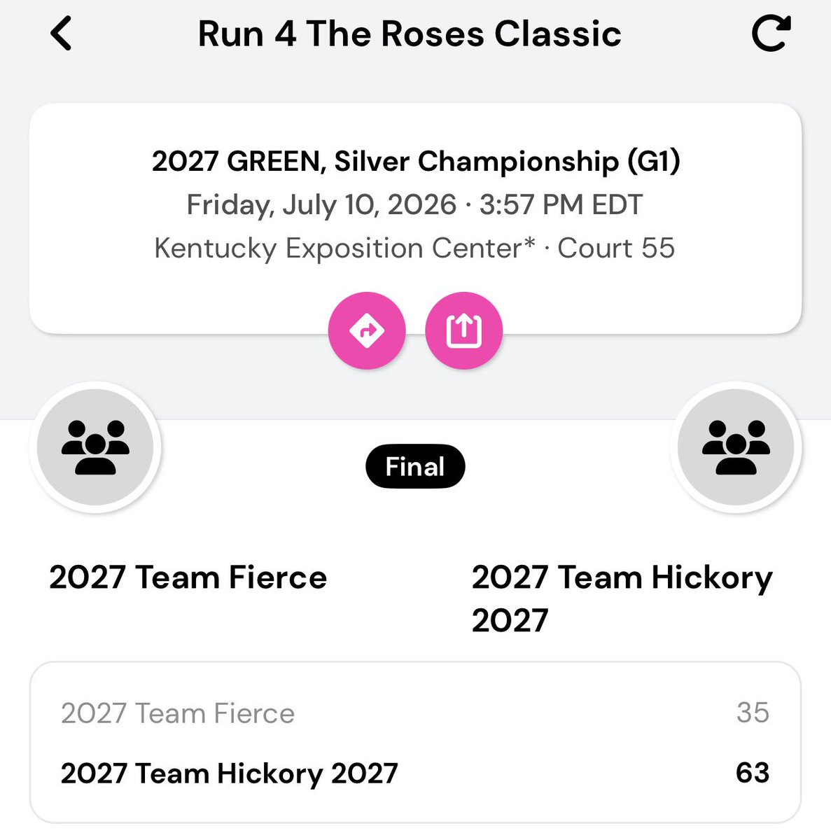 SCorpening2027's tweet photo. Day 2 Semi-Finals Bound in the Silver bracket.  Coaches come catch us on Saturday … @Assist_U_ @TeamHickory https://t.co/N9IGV4XMrN