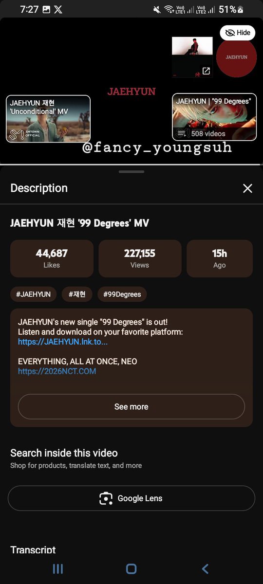 Fancy_youngSuh's tweet photo. @jjaewooci 99 DEGREES OUT NOW
#JAEHYUN_99Degrees
#이미완벽한_재현이의_99도 https://t.co/LtIwcYo3hc