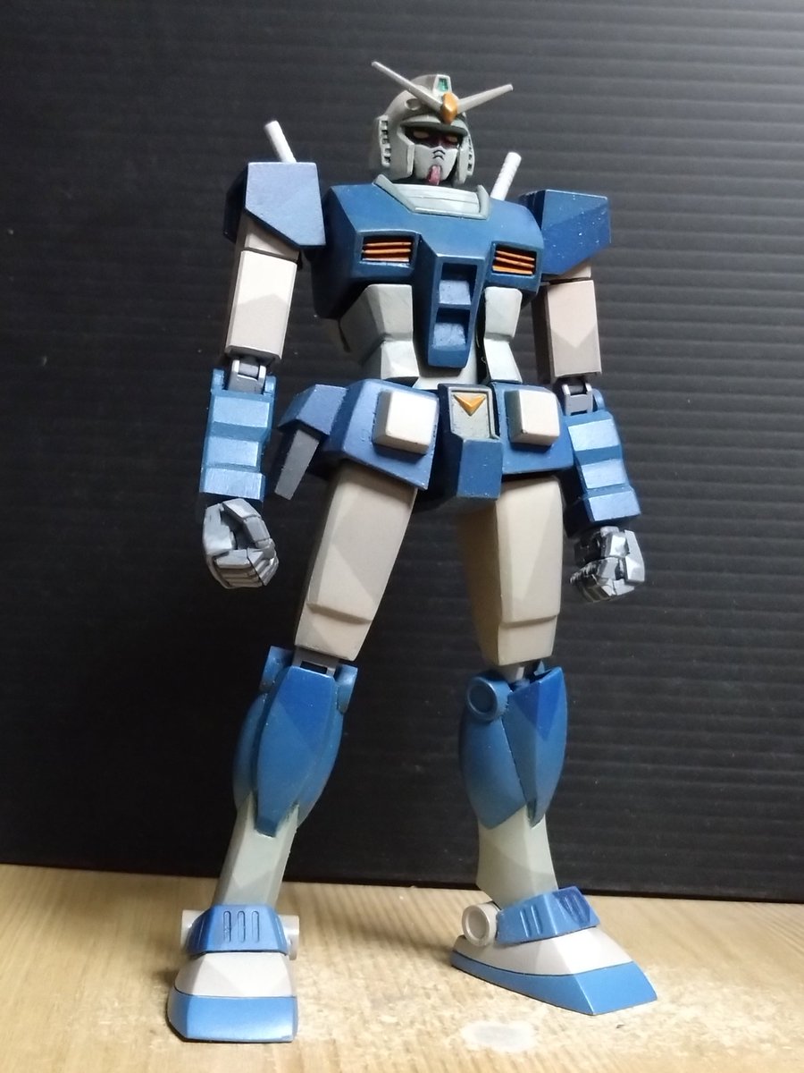 RENPOnoshroiyaz's tweet photo. #みんなの旧キット見せ合っていいねやrpしようよ
#MSV
#プロトタイプガンダム
ほんのりスプリッター迷彩でひと味違う感じを狙いました(笑)…当時ね😅🤚 https://t.co/OLAAKqNGjA