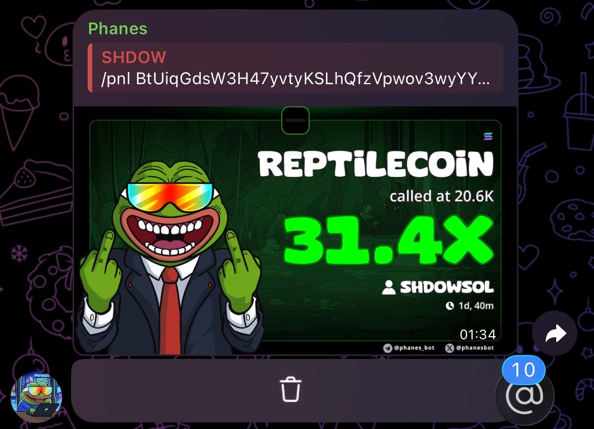 Shdow_Sol's tweet photo. 31.4x from $Reptilecoin 
Ca; 

BtUiqGdsW3H47yvtyKSLhQfzVpwov3wyYY6qssU9pump https://t.co/SXtZoPuAAi