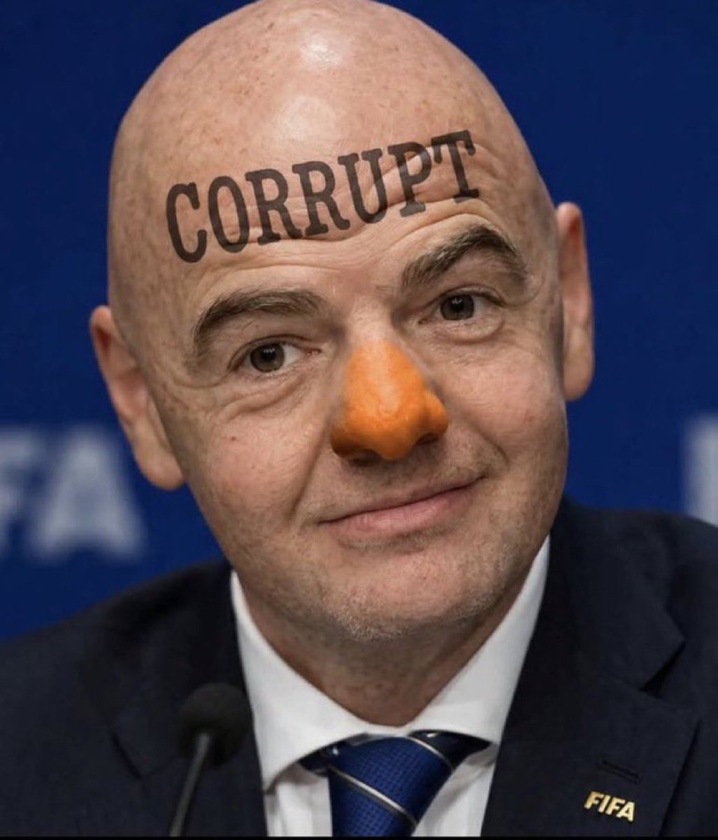 SAAA369369's tweet photo. @TouchlineX @espn #CorruptFIFA
#FIFAboycott
#CleanupFIFA
#DirtyFIFA
#RobberRat https://t.co/EU3Sum0Lgc